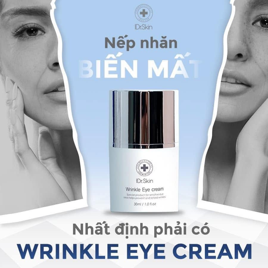 Kem Xóa Nhăn Mờ Thâm, Dưỡng Da Vùng Mắt iDr.Skin Wrinkle Eye Cream