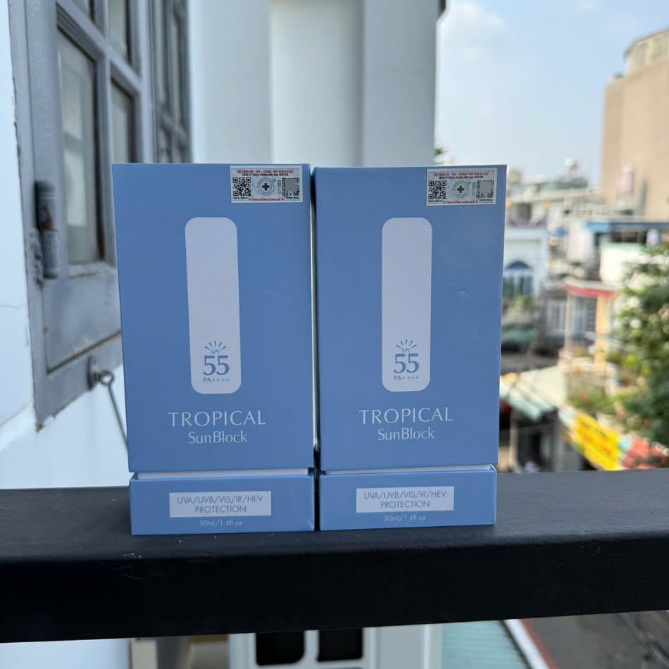Kem chống nắng phổ rộng Idr.skin Tropical Sunblock SPF 55 PA++++
