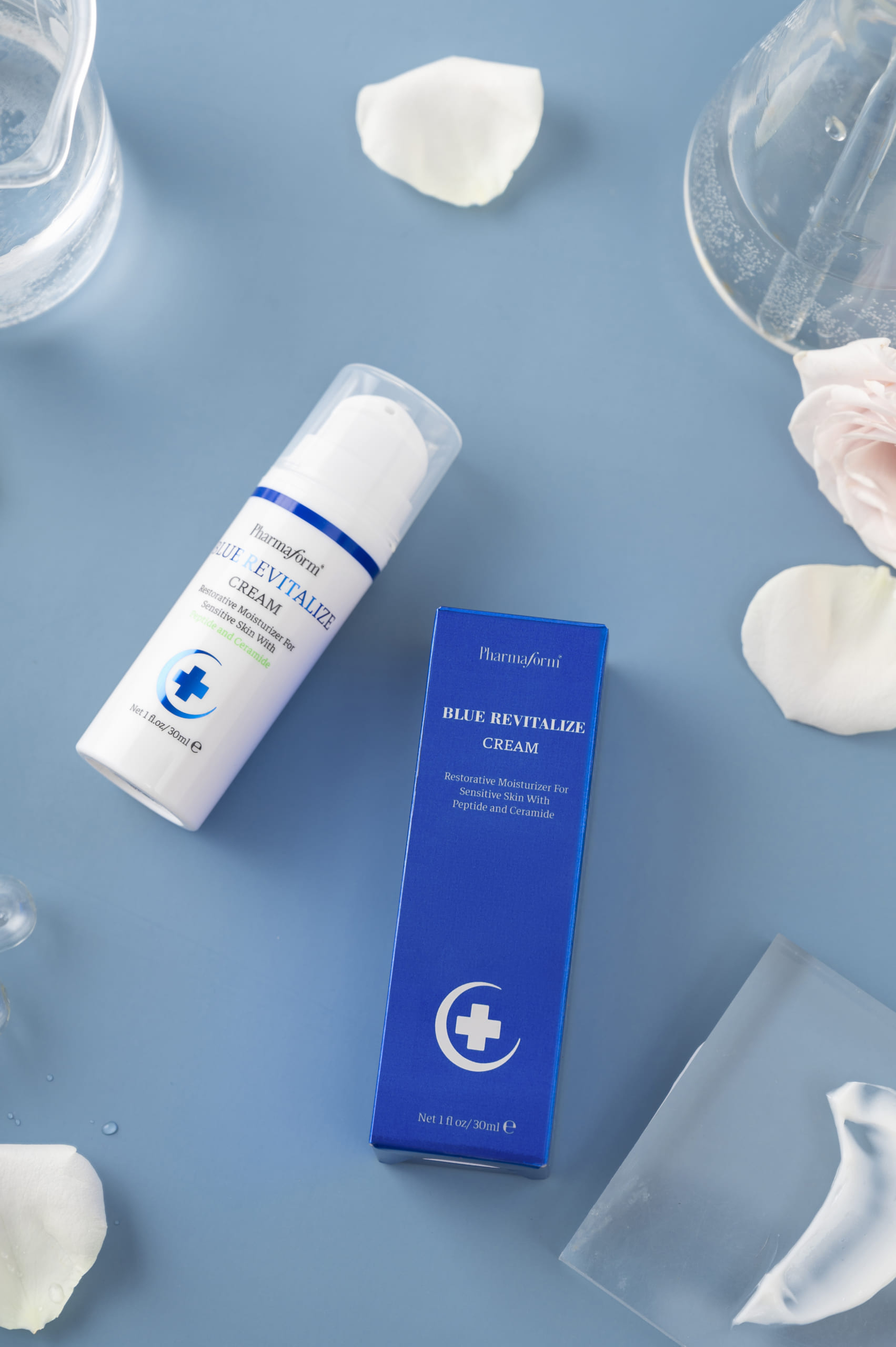 Kem dưỡng ẩm phục hồi chống ánh sáng xanh – Pharmaform Blue Revitalize Cream 30ml