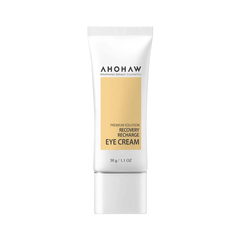 Kem dưỡng cân bằng ẩm cải thiện nếp nhăn vùng quanh mắt Ahohwa Premium Solution Recovery Recharge Eye Cream