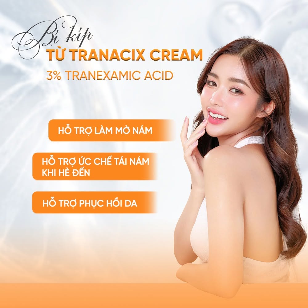 Kem dưỡng mờ nám da Tranacix Crema Facial