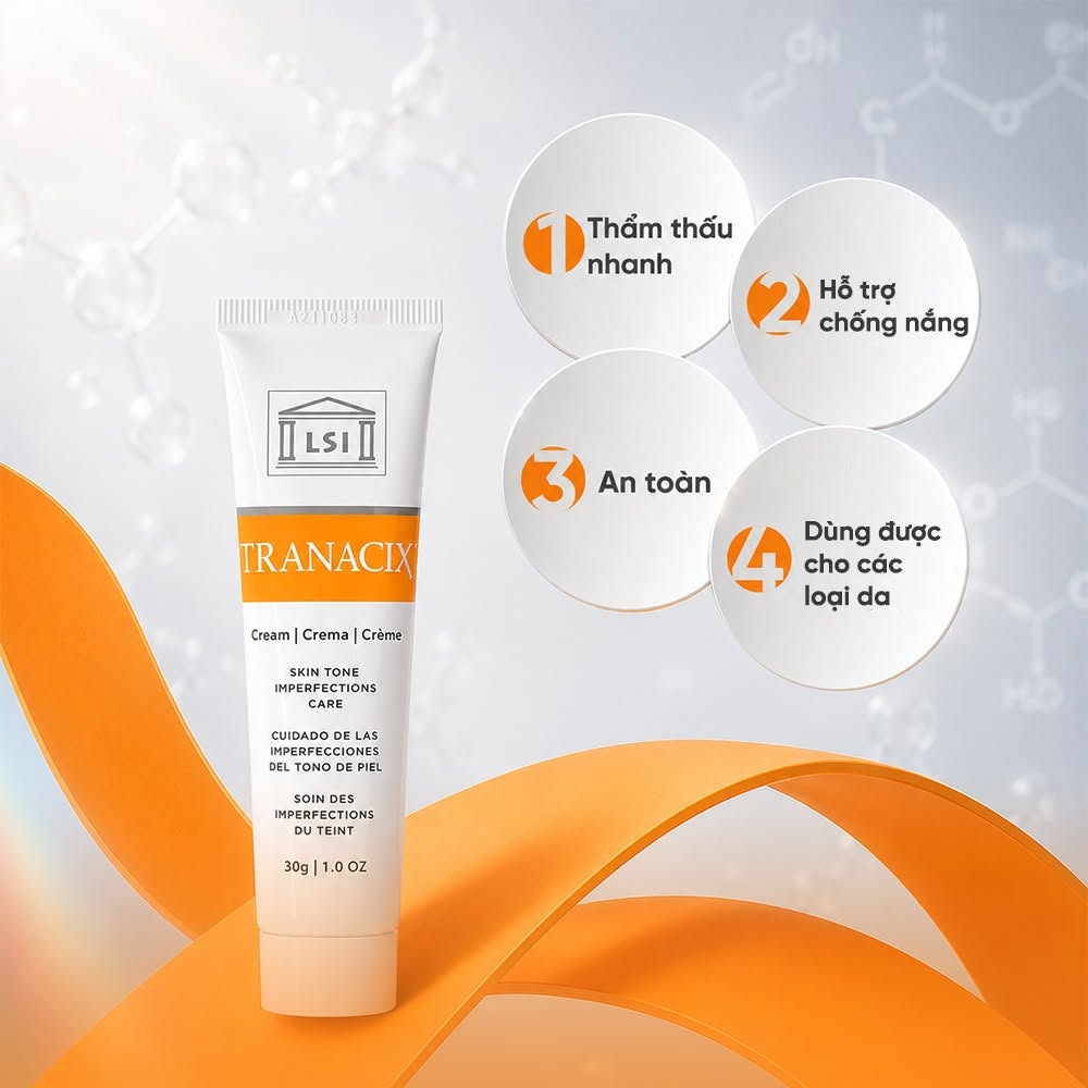 Kem dưỡng mờ nám da Tranacix Crema Facial