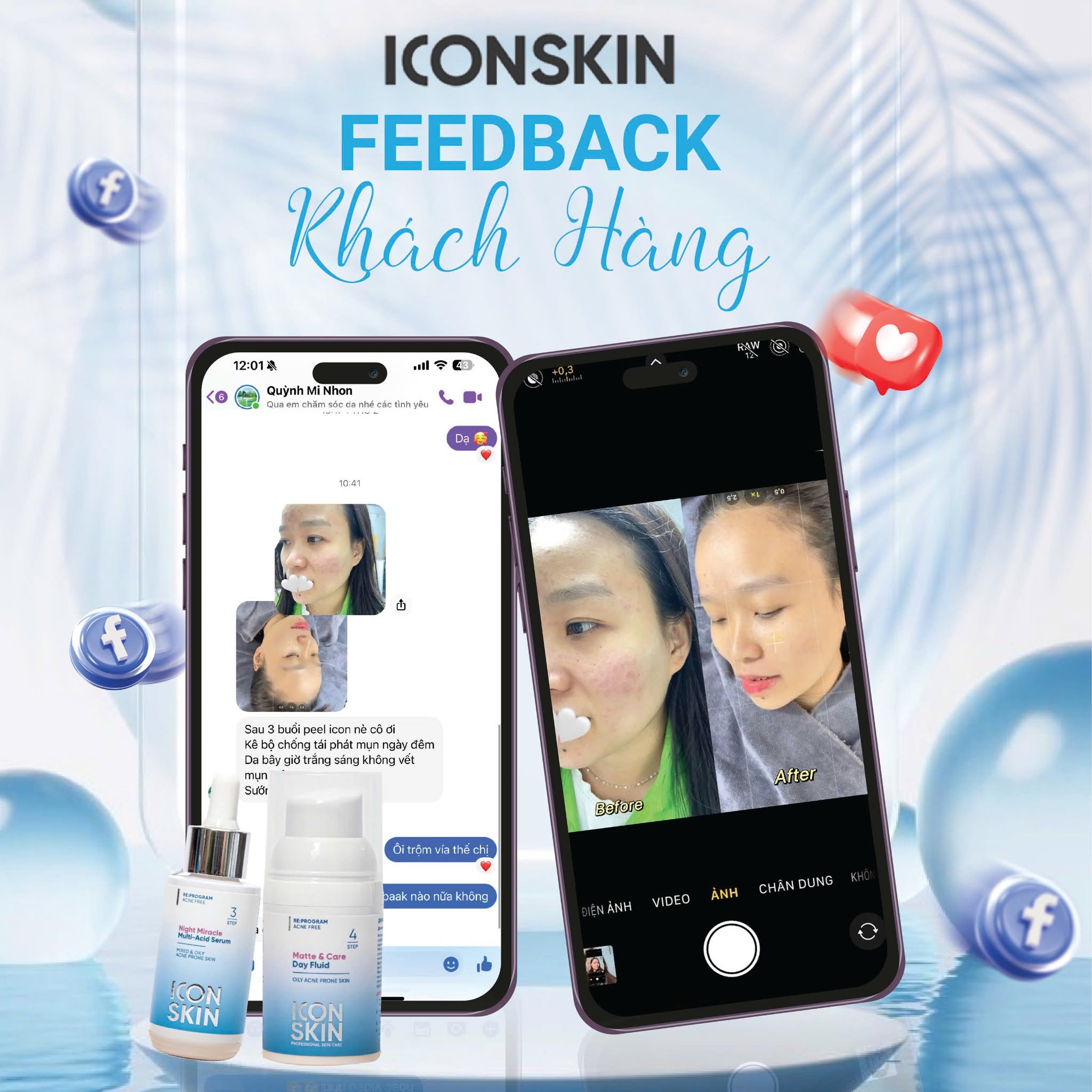 Kem dưỡng ngày cho da dầu, da hỗn hợp Icon Skin Matte & Care Day Fluid