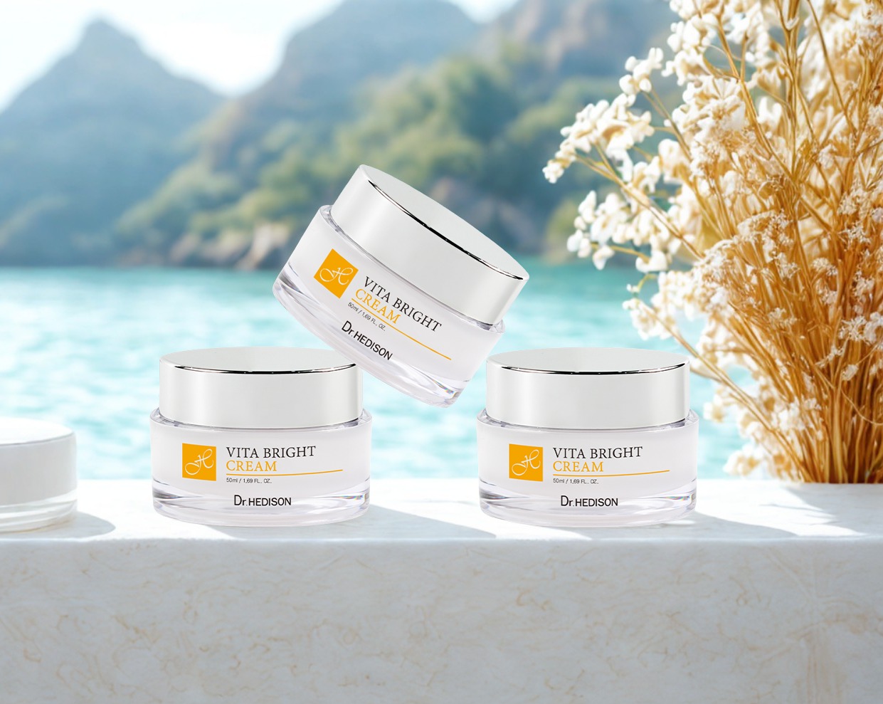 Kem dưỡng trắng da Dr.Hedison Vita – Bright Cream (50ml)