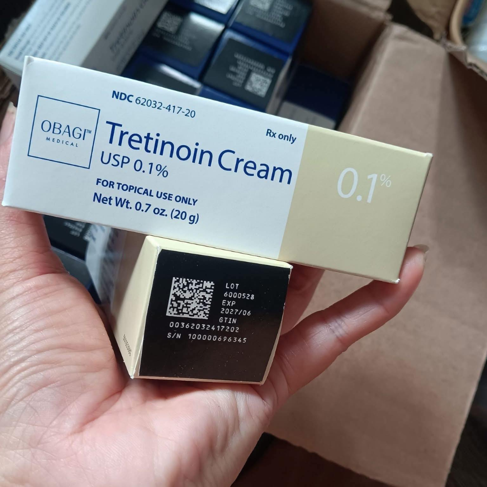 Kem hỗ trợ cải thiện mụn, thâm nám Obagi Tretinoin Cream 0.1%