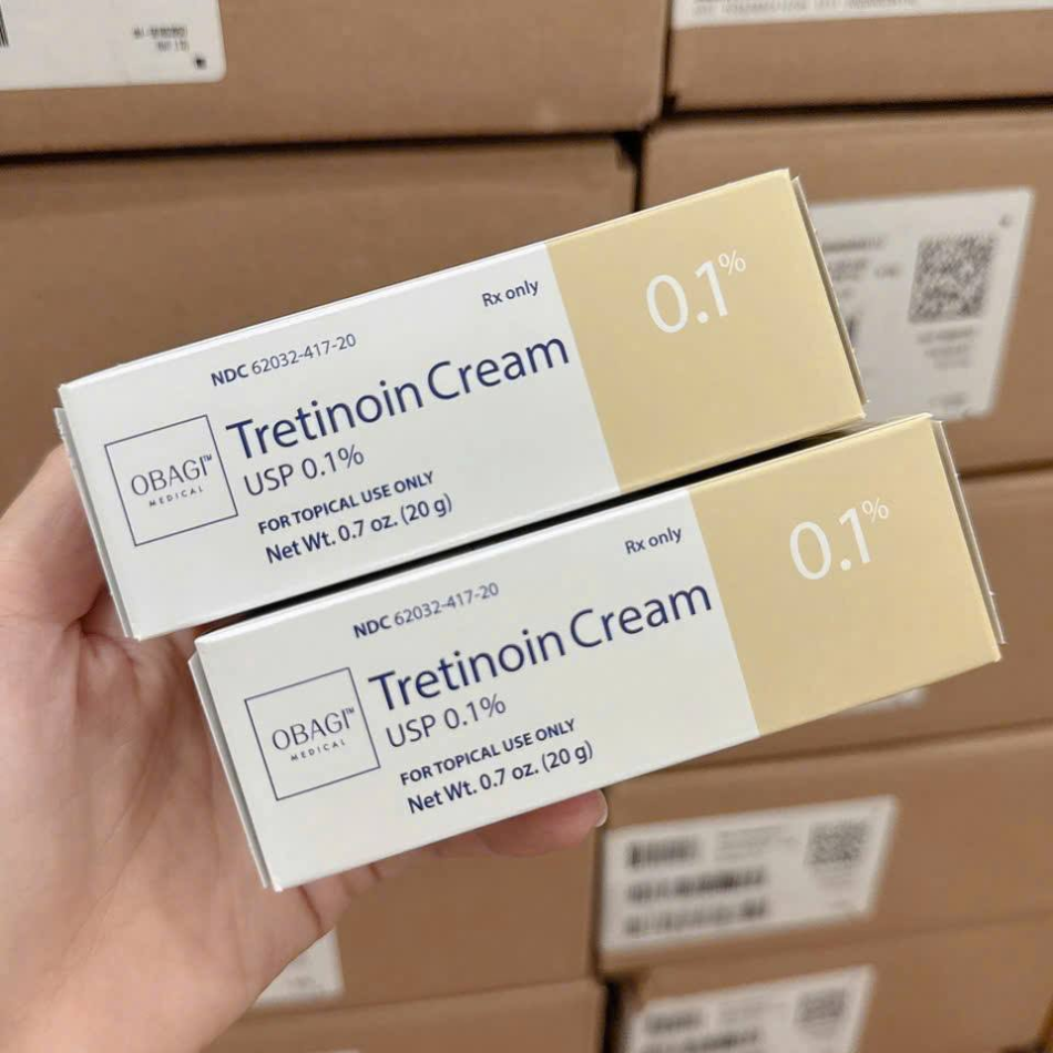 Kem hỗ trợ cải thiện mụn, thâm nám Obagi Tretinoin Cream 0.1%