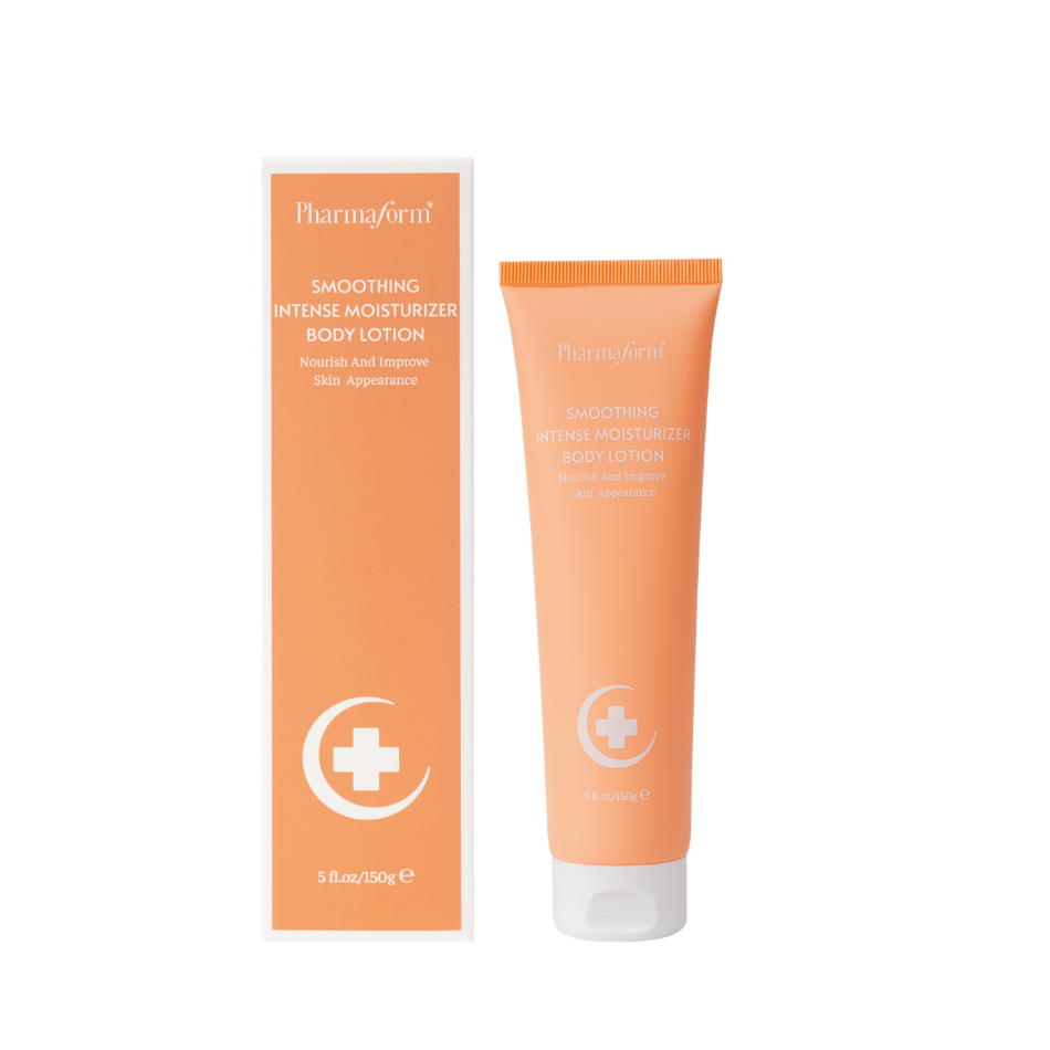 Kem loại bỏ tế bào chết duy trì làn da mềm mại Pharmaform Smoothing Intense Moisture Body Lotion