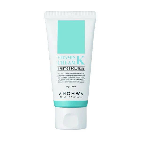 Kem phục hồi da giãn mao mạch da nhiễm corticoid Ahohwa Prestige Solution Vitamin K Cream