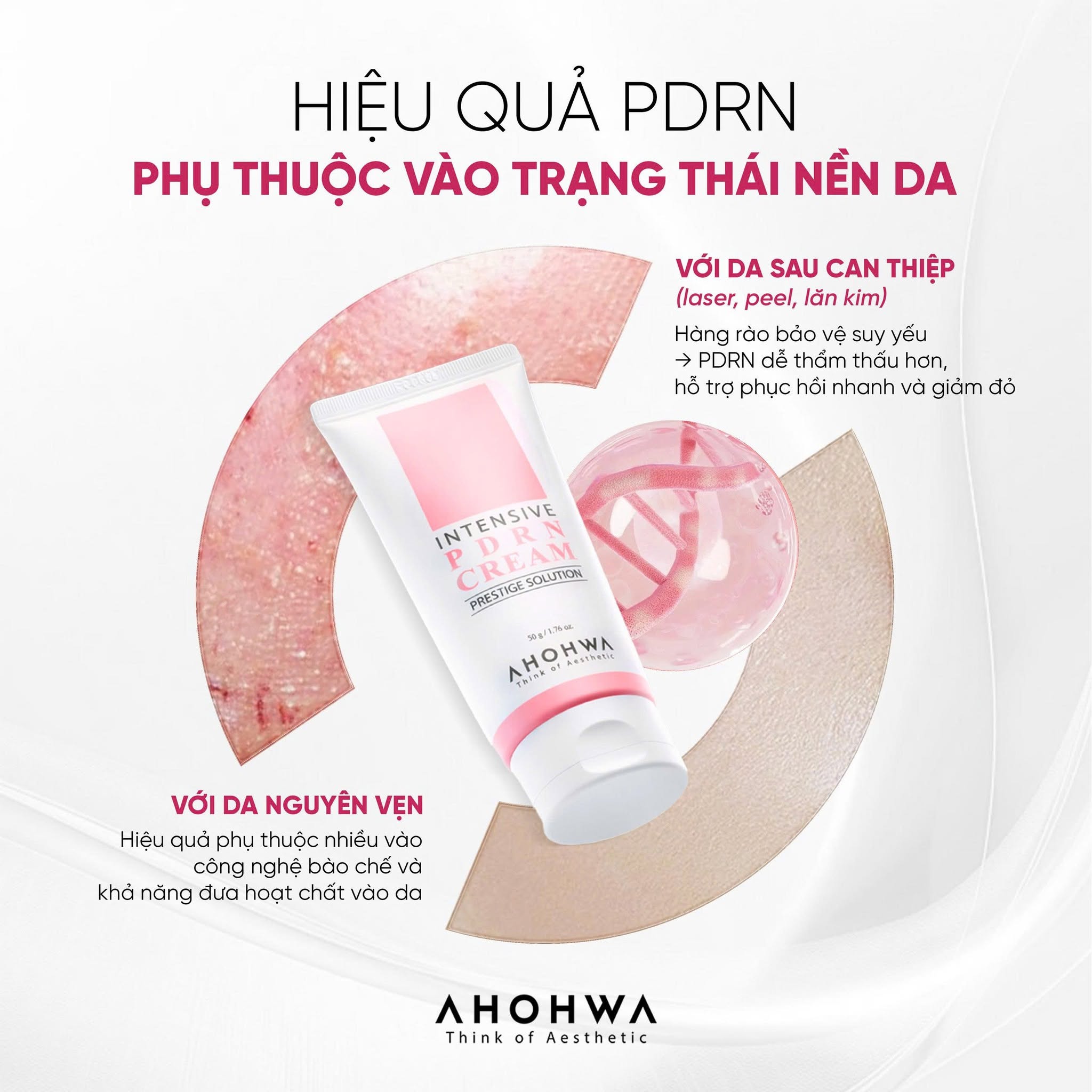 Kem tái thiết làn da nguyên bản trẻ hóa cấp độ tế bào Ahohwa Prestige Solution Intensive PDRN Cream