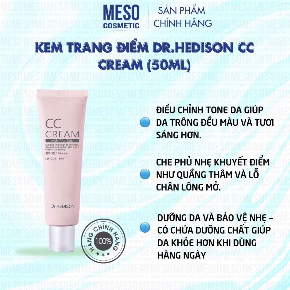 Kem trang điểm Dr.Hedison CC Cream (50ml)