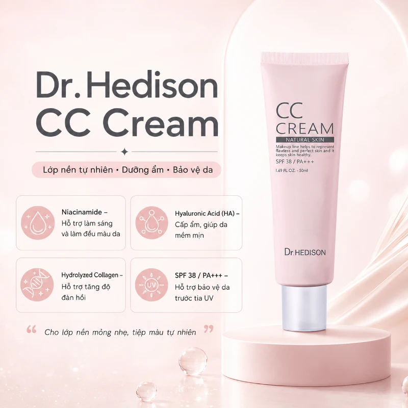 Kem trang điểm Dr.Hedison CC Cream (50ml)