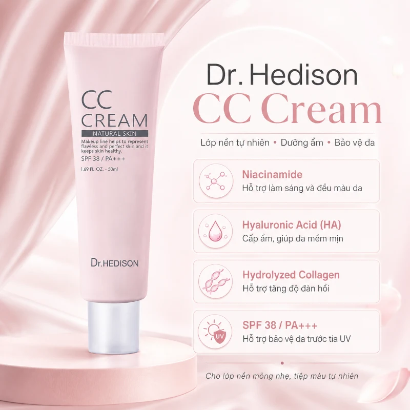Kem trang điểm Dr.Hedison CC Cream (50ml)