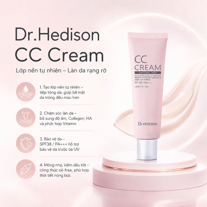Kem trang điểm Dr.Hedison CC Cream (50ml)