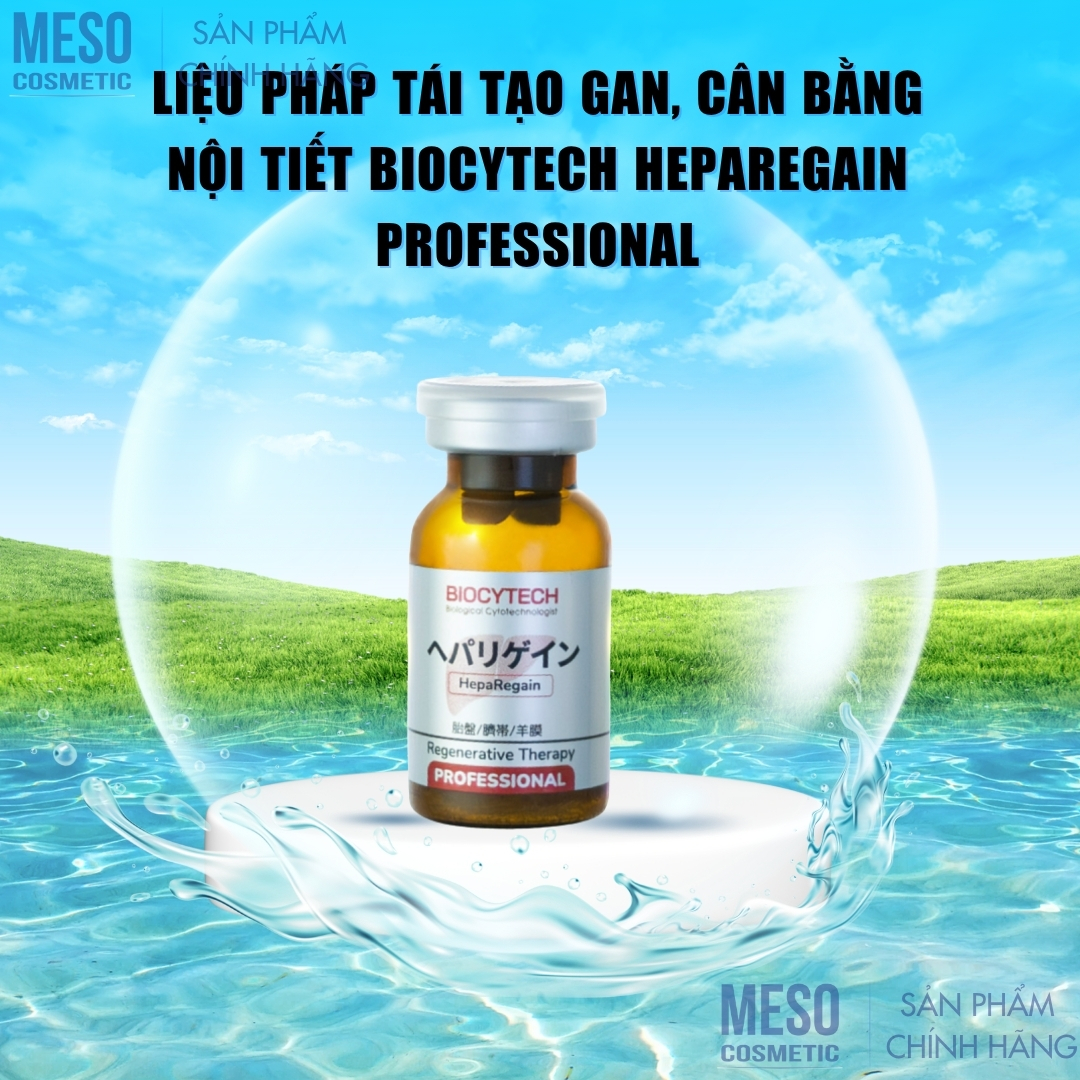 Liệu pháp tái tạo gan, cân bằng nội tiết Biocytech Heparegain Professional