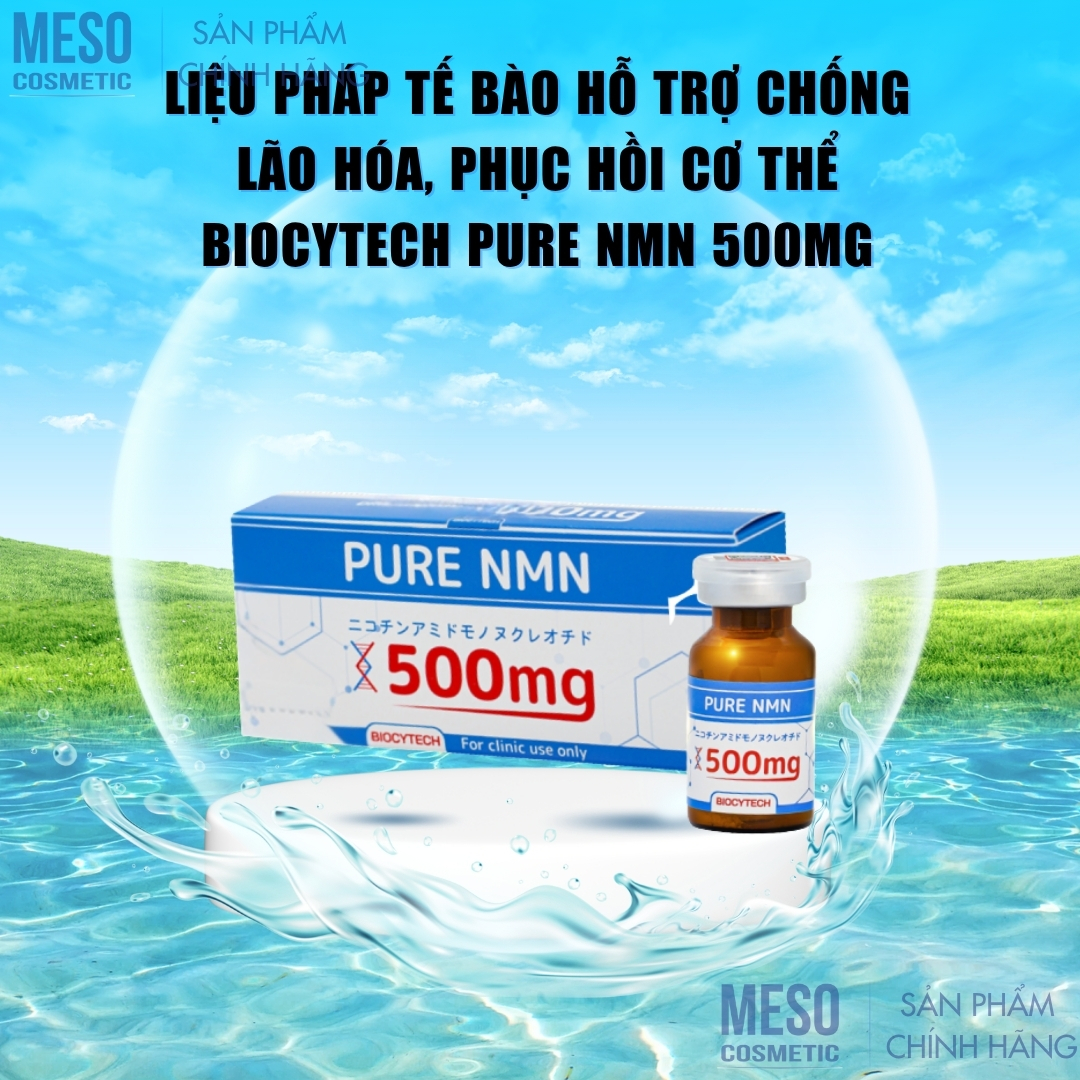 Liệu pháp tế bào hỗ trợ chống lão hóa, phục hồi cơ thể Biocytech PURE NMN 500mg