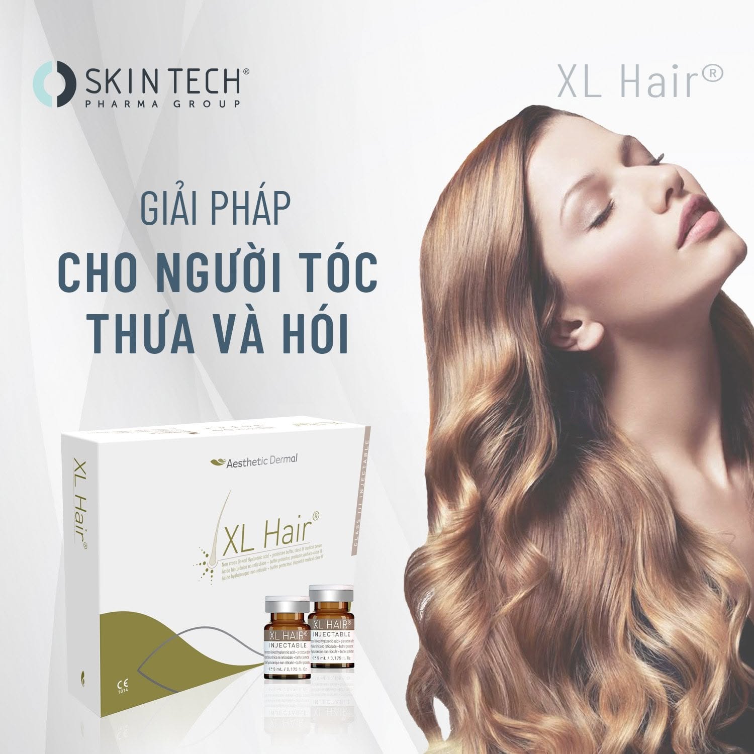 Tinh chất meso kích thích mọc tóc, dưỡng tóc dài khỏe RRS XL Hair SkinTech 5ml