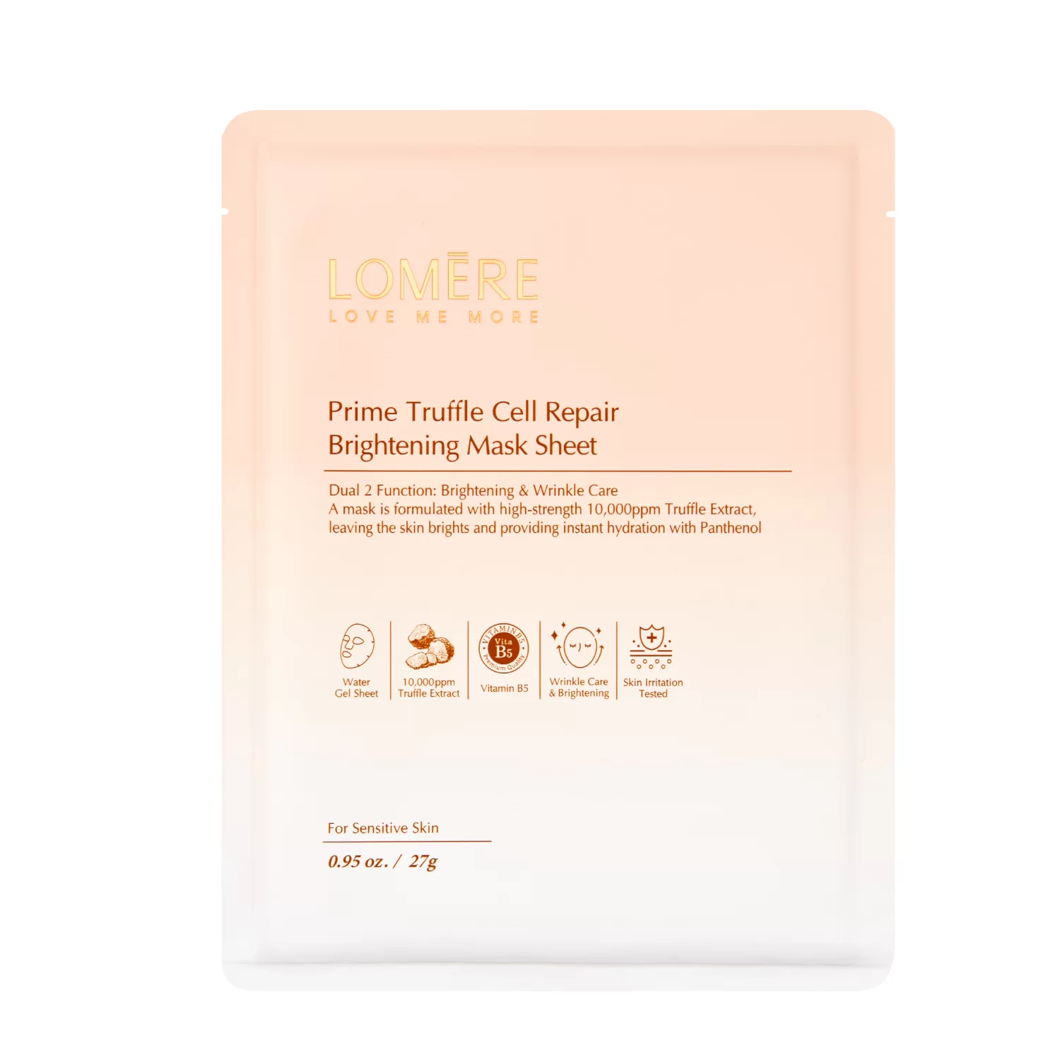 Mặt Nạ Dưỡng Trắng, Phục Hồi Da Lomere Prime Truffle Cell Repair Brightening Mask Sheet