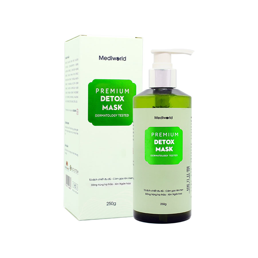 Mặt Nạ Làm Sạch Sâu, Thanh Lọc Da & Cấp Ẩm Premium Detox Mask Mediworld