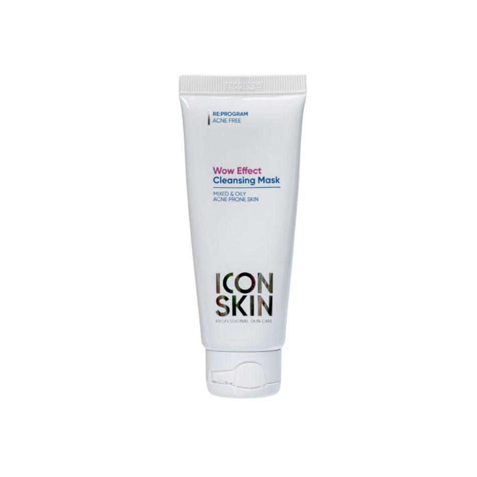 Mặt nạ đất sét cho da dầu da, hỗn hợp Icon Skin Wow Effect Cleansing Mask