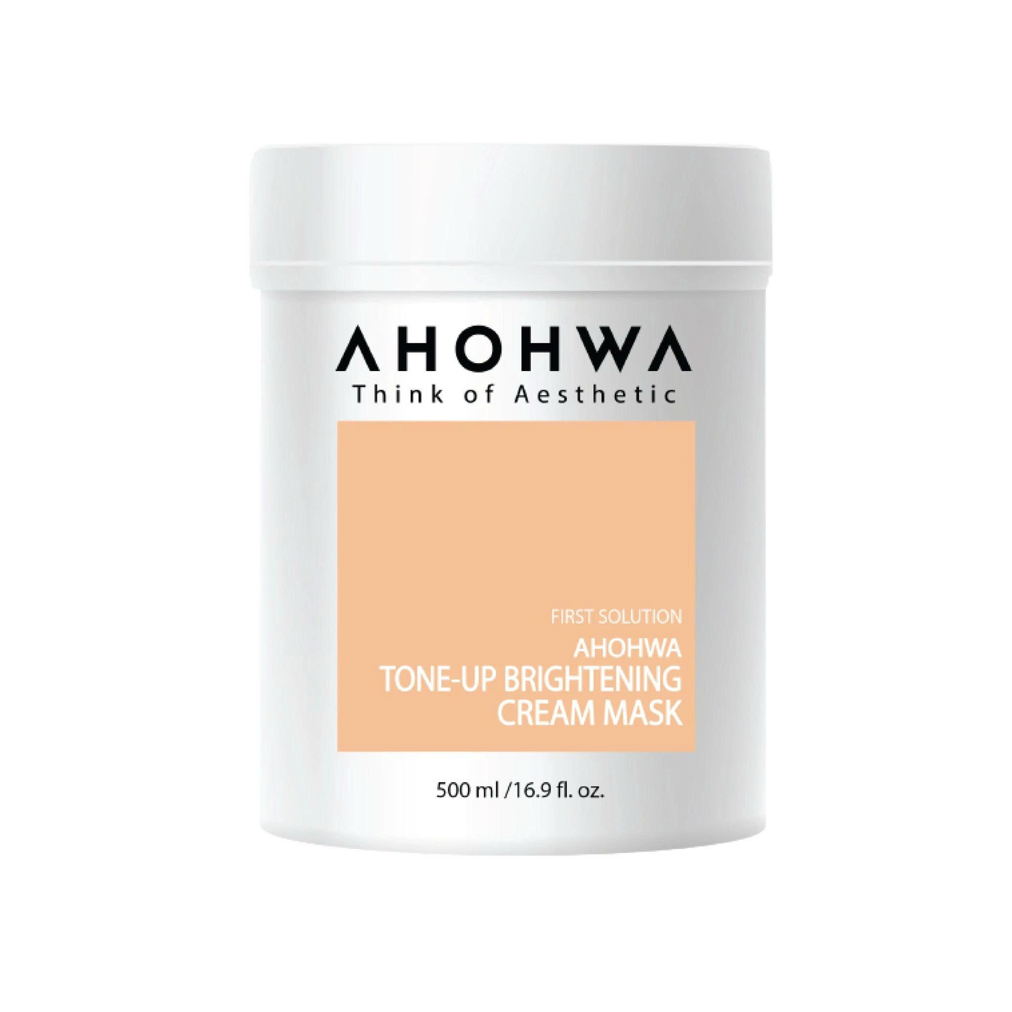 Mặt nạ ủ trắng dạng kem Ahohwa First Solution Tone-Up Brightening Cream Mask