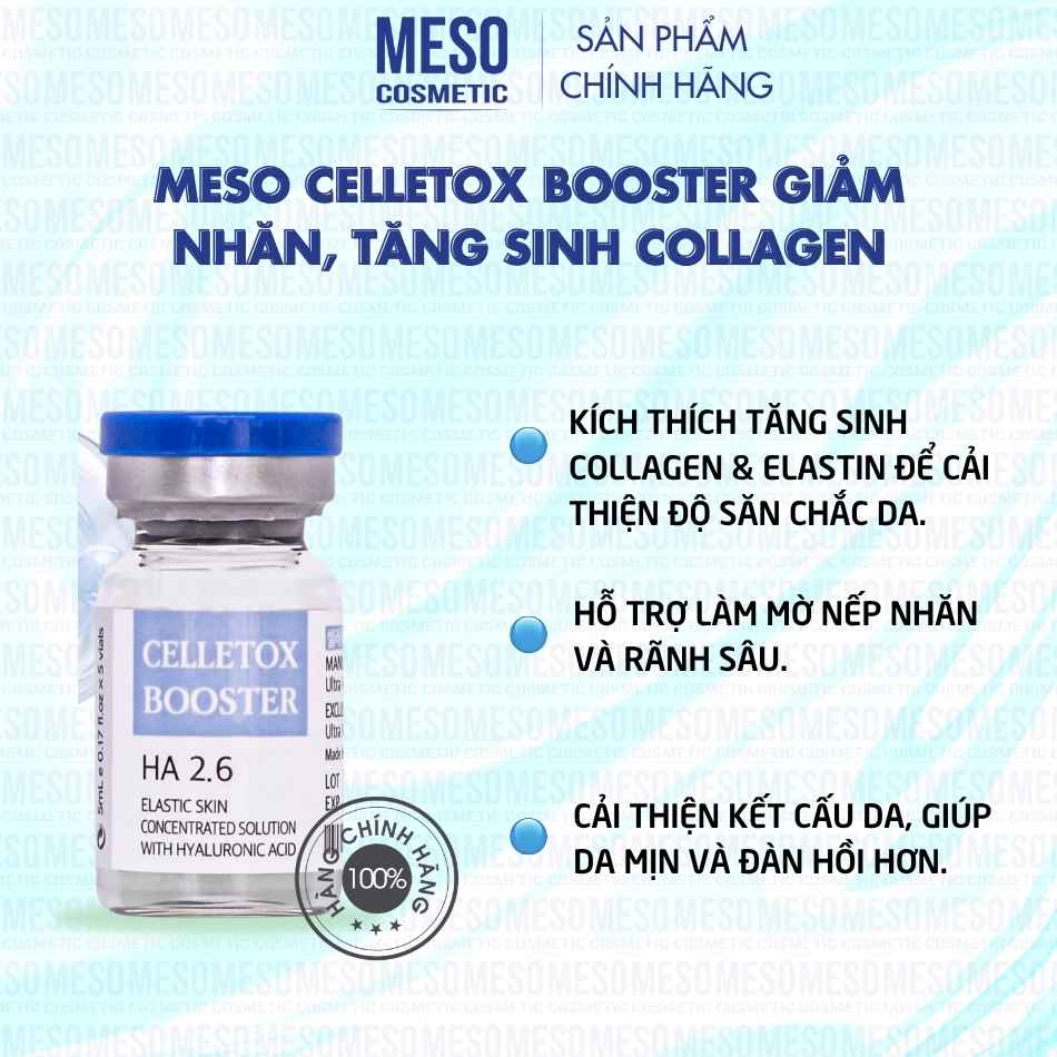 Meso CELLETOX BOOSTER giảm nhăn, tăng sinh collagen