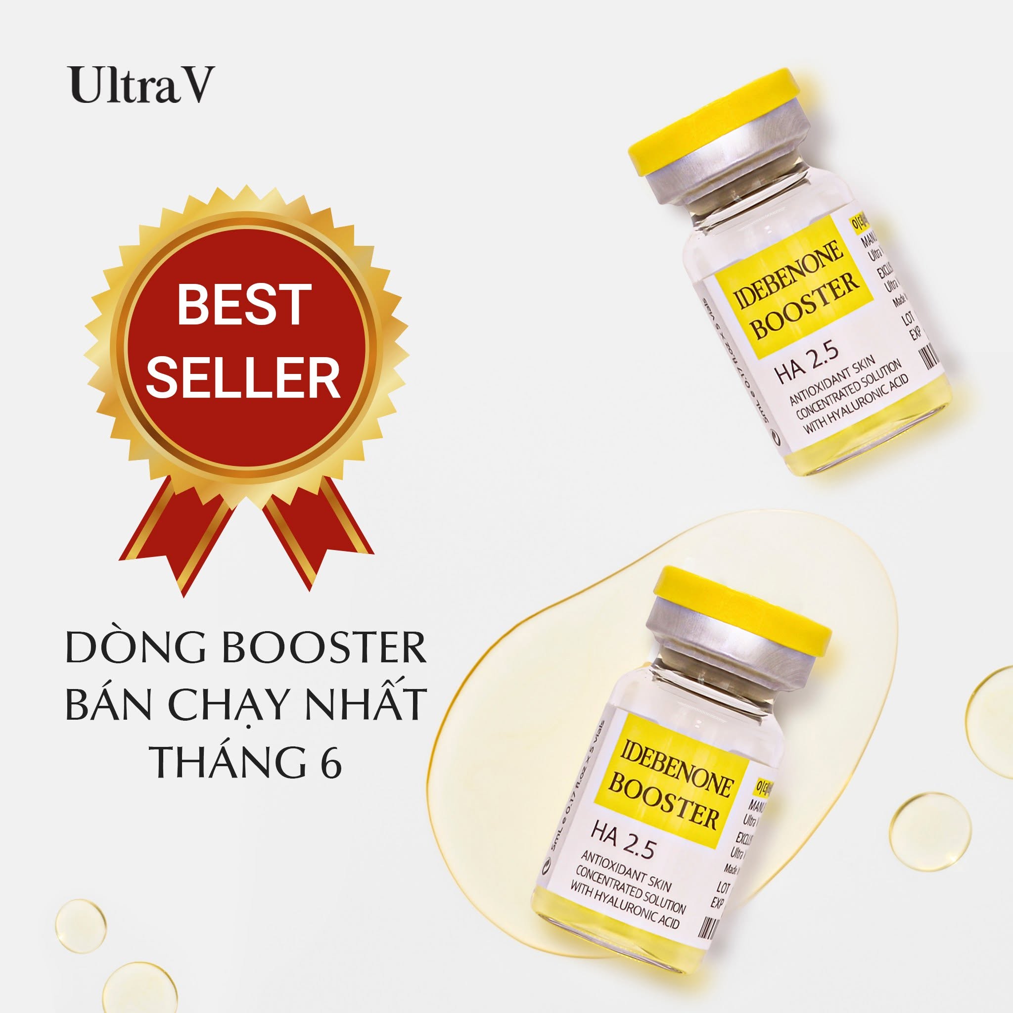 Meso IDEBENONE BOOSTER trắng sáng, dưỡng ẩm da, mờ nám