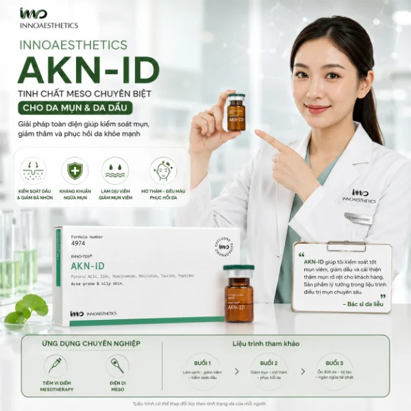 Meso Innoaesthetics AKN-ID Mesotherapy Cho Da Mụn Và Da Dầu Nhờn