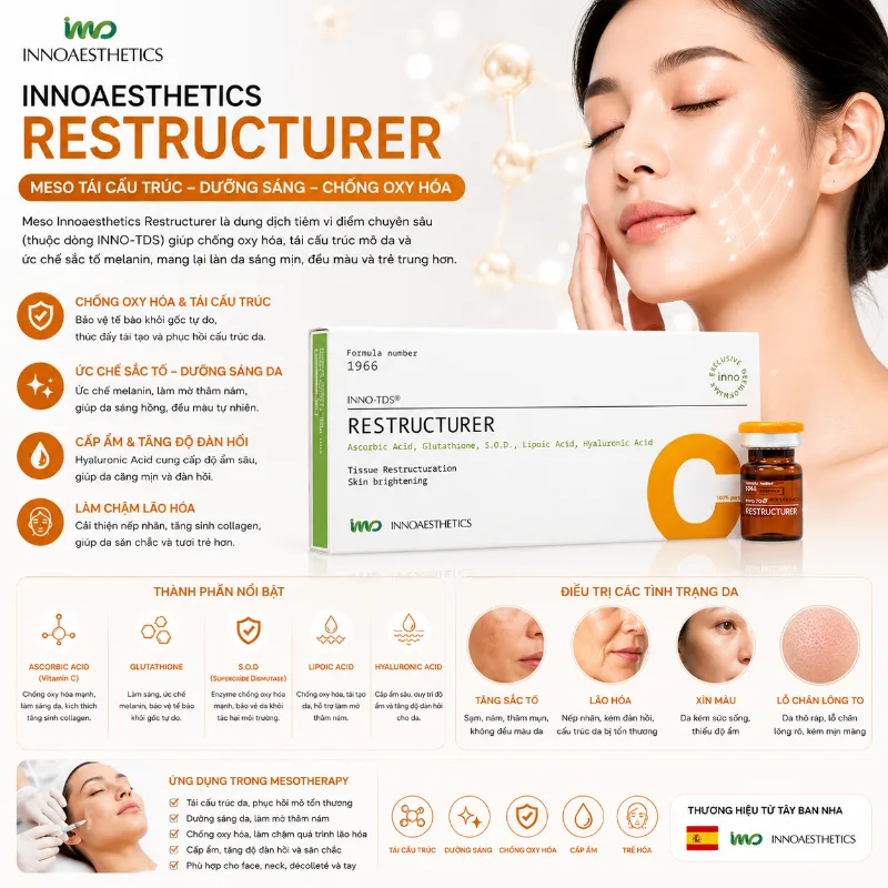 Meso Innoathestics RESTRUCTURER sáng da, mờ nám