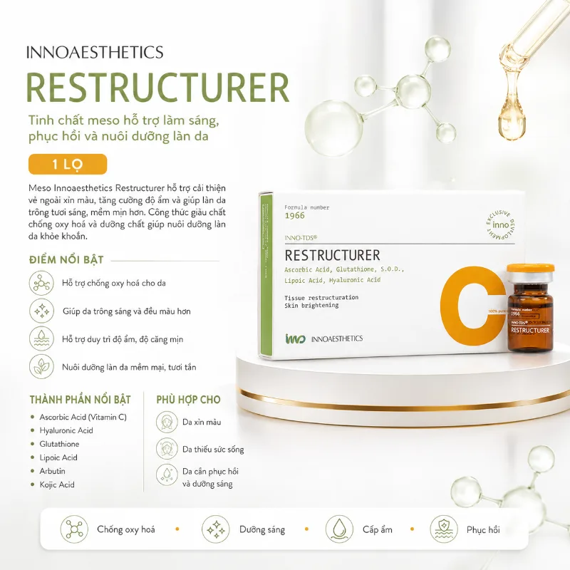 Meso Innoathestics RESTRUCTURER sáng da, mờ nám