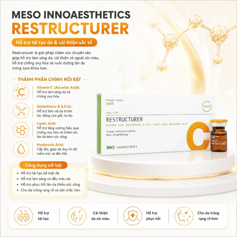Meso Innoathestics RESTRUCTURER sáng da, mờ nám