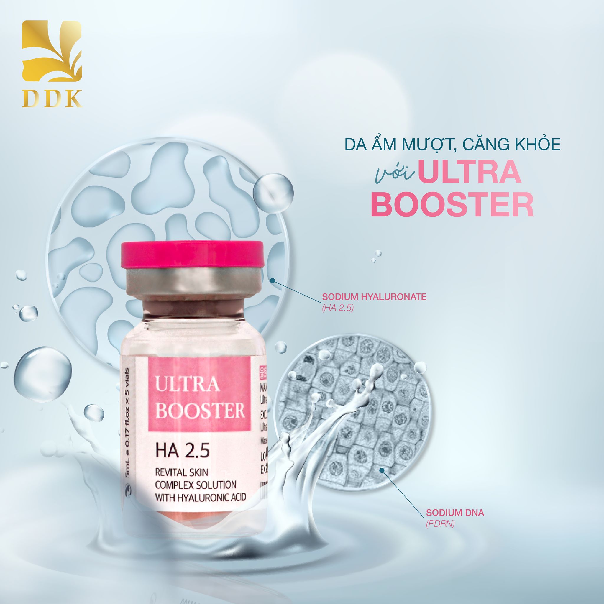 Meso ULTRA BOOSTER nuôi dưỡng làn da, cấp ẩm, căng bóng