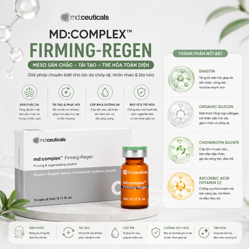 Meso chống chảy xệ săn chắc trẻ hóa da Md:Ceuticals Md:Complex Firming-Regen Cx