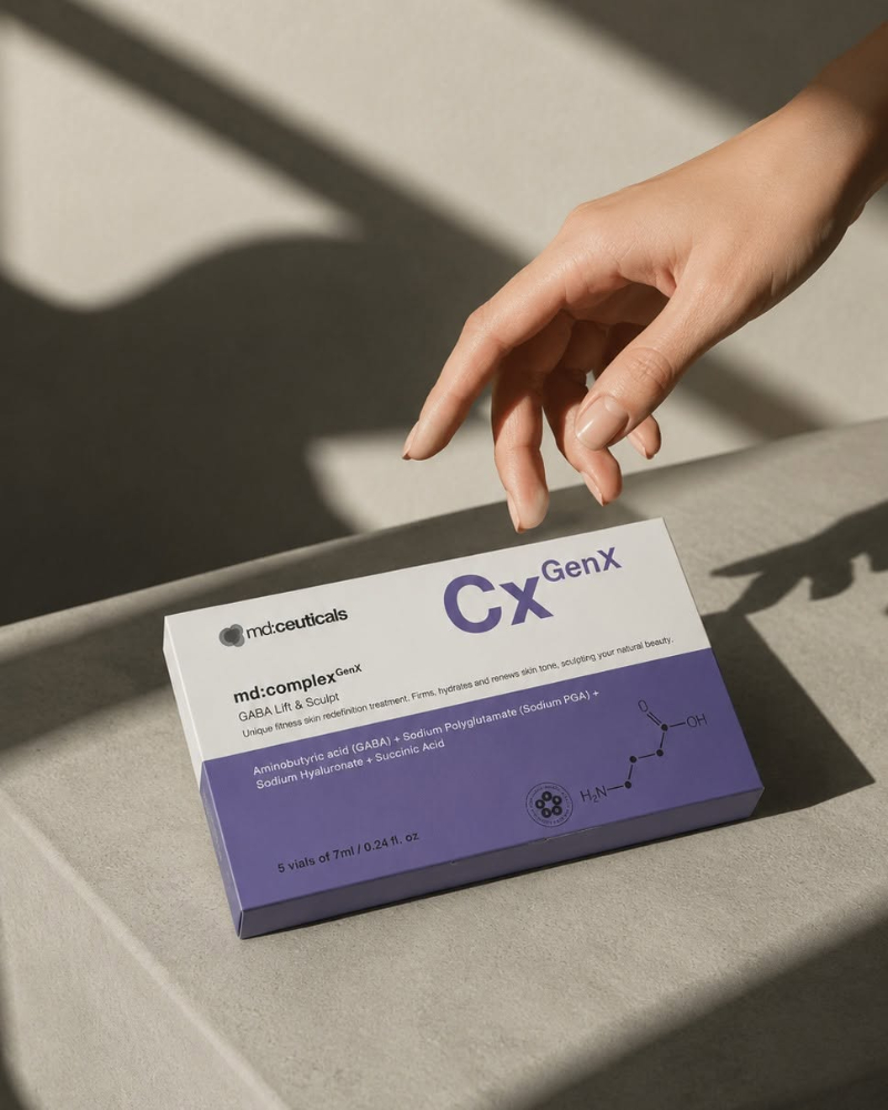 Meso trẻ hóa tái sinh làm mới tế bào da Md:Ceuticals Md:Complex Genx Gaba Lift & Sculpt