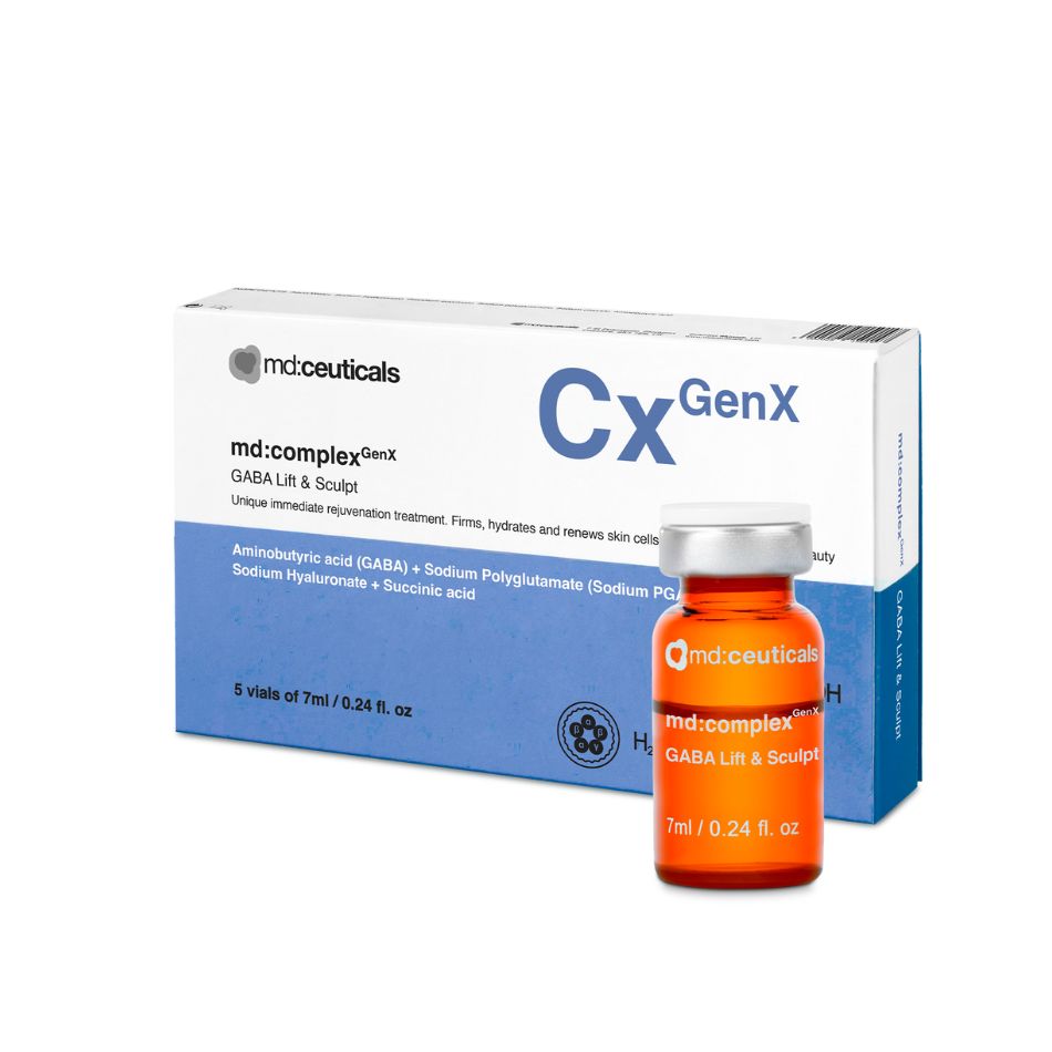 Meso trẻ hóa tái sinh làm mới tế bào da Md:Ceuticals Md:Complex Genx Gaba Lift & Sculpt