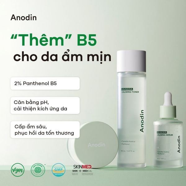 Nước cân bằng làm dịu, cấp ẩm Anodin KAVA KAVA Calming 150ml
