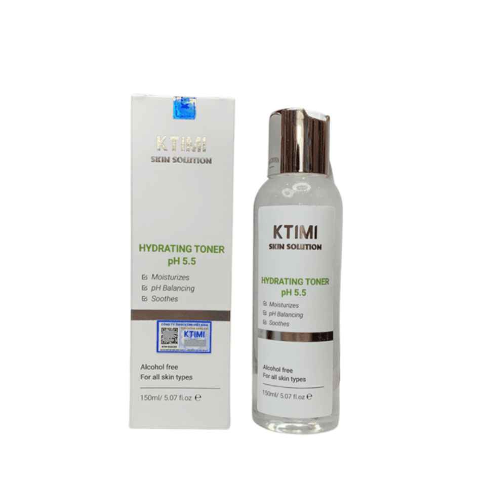 Nước hoa hồng làm dịu và cân bằng độ pH cho da KTIMI Hydrating Toner