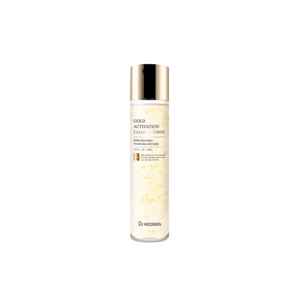 Nước hoa hồng tinh chất vàng Dr.Hedison Gold Activation Calming Toner (150ml-500ml)