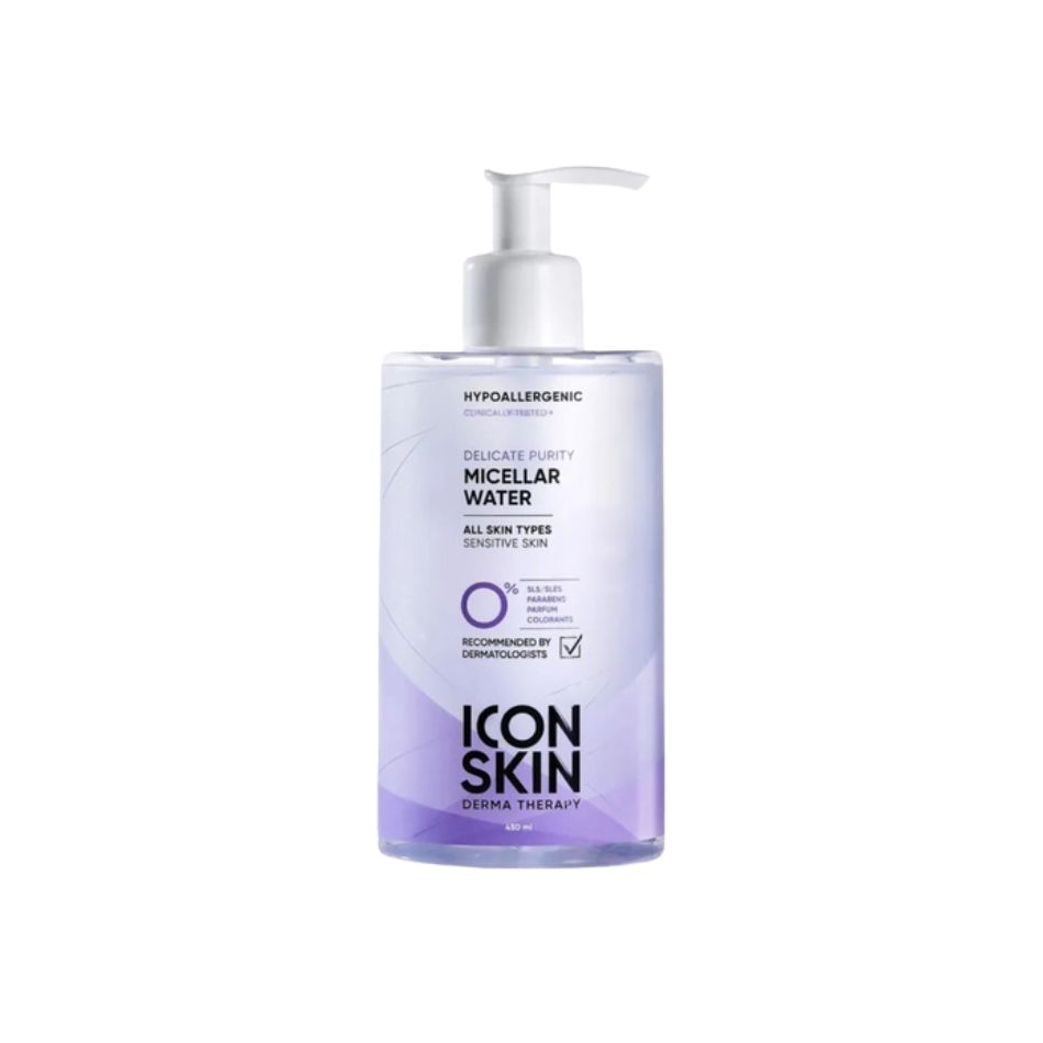 Nước tẩy trang dịu nhẹ cho da sạch khoẻ Icon Skin Delicate Purity Micellar Water