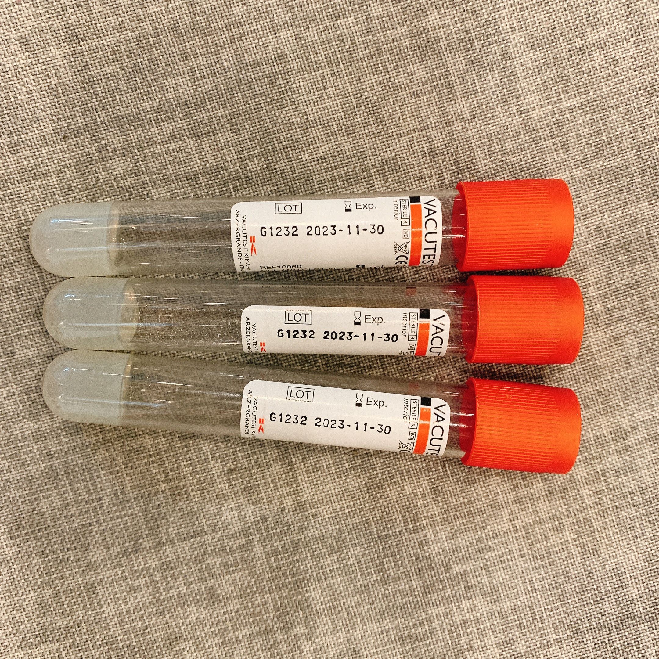 ỐNG ĐỎ VACUTEST LẤY MÁU CHÂN KHÔNG ITALIA ACD TỰ HOẠT HOÁ DÙNG CHO PRP