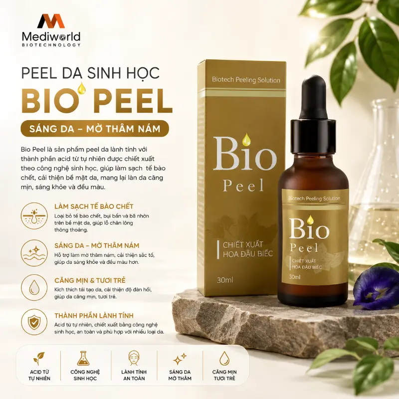Peel da sinh học sáng da mờ thâm nám Bio Peel Mediworld