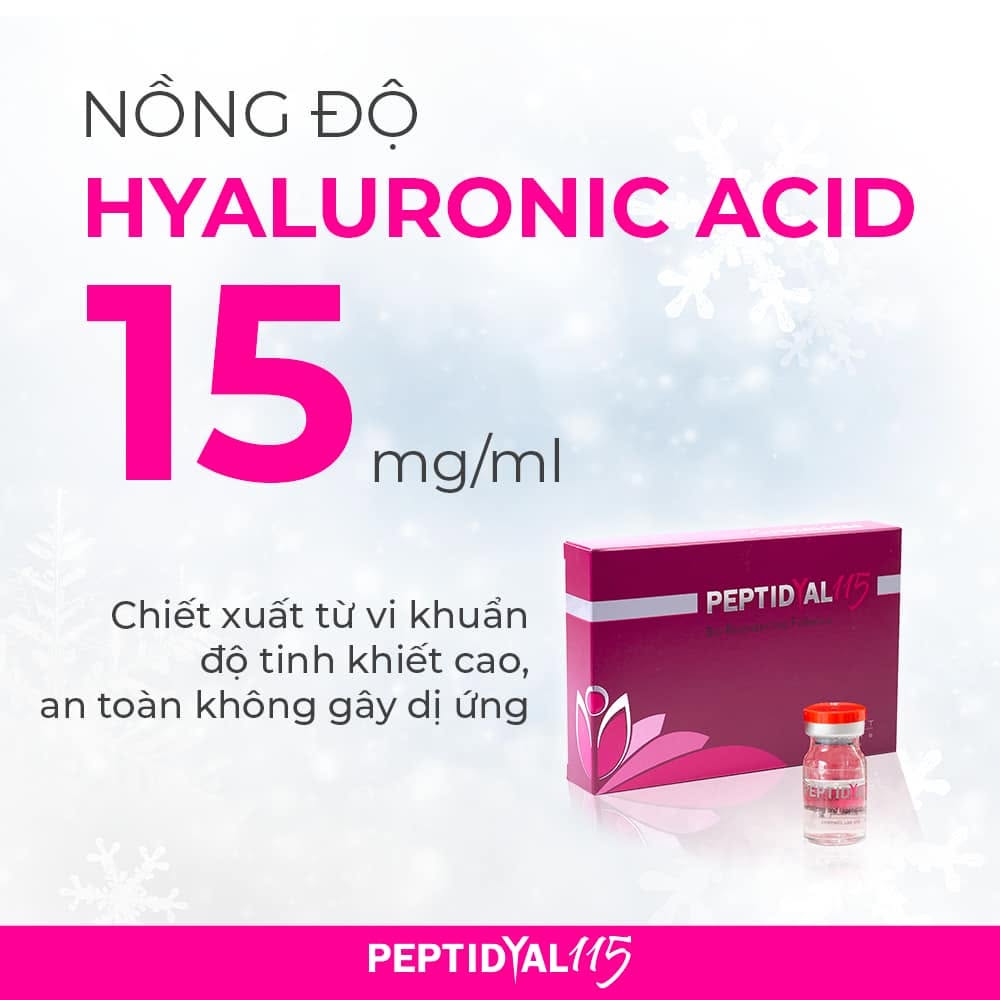 Peptidyal 115 – Meso cocktail trẻ hóa và căng bóng da Thuỵ Sĩ 1 lọ
