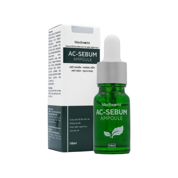Serum MEDIWORLD AC - SEBUM AMPOULE | Hỗ Trợ Giảm Mụn, Kiểm Soát Dầu & Làm Dịu Da Hiệu Quả