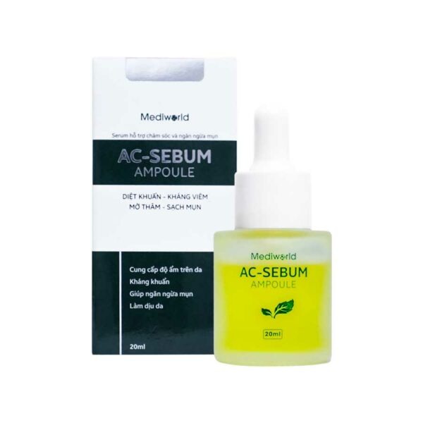 Serum MEDIWORLD AC - SEBUM AMPOULE | Hỗ Trợ Giảm Mụn, Kiểm Soát Dầu & Làm Dịu Da Hiệu Quả