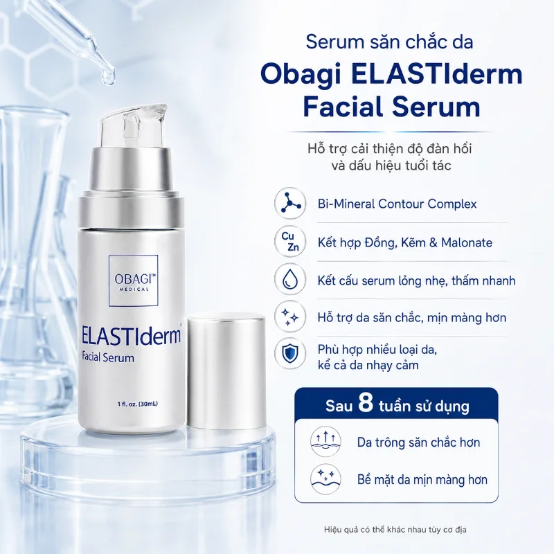 Serum Nâng Cơ Săn Chắc Da, Cải Thiện Lão Hóa Obagi ELASTIderm Facial Serum 30ml