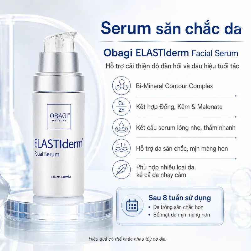 Serum Nâng Cơ Săn Chắc Da, Cải Thiện Lão Hóa Obagi ELASTIderm Facial Serum 30ml