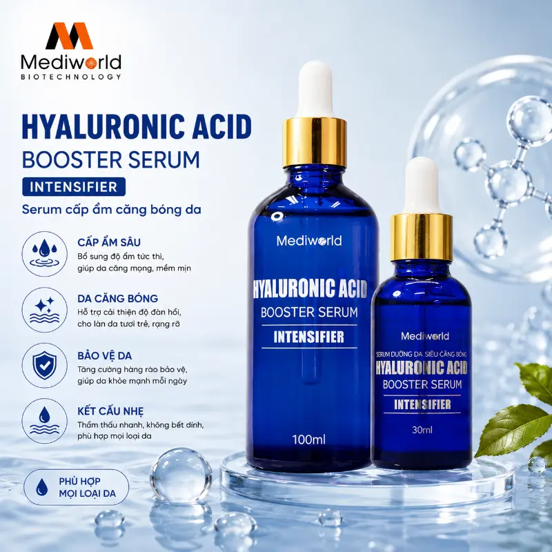 Serum cấp ẩm Mediworld Hyaluronic Acid Booster