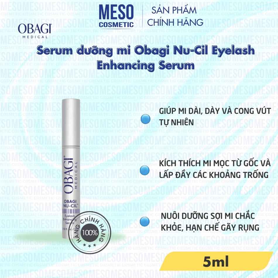 Serum dưỡng mi Obagi Nu-Cil Eyelash Enhancing Serum