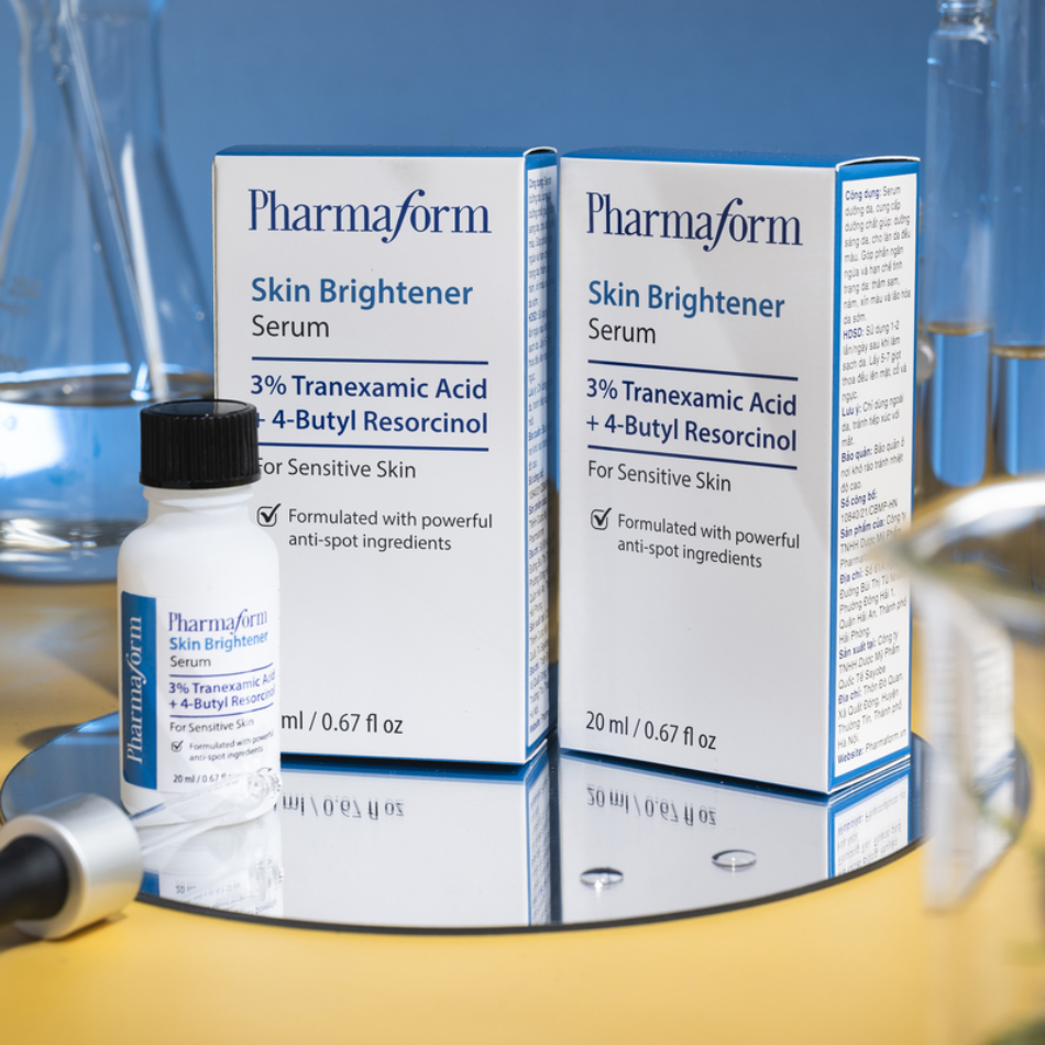 Serum hỗ trợ mờ nám, dưỡng sáng da Pharmaform Skin Brightener Serum