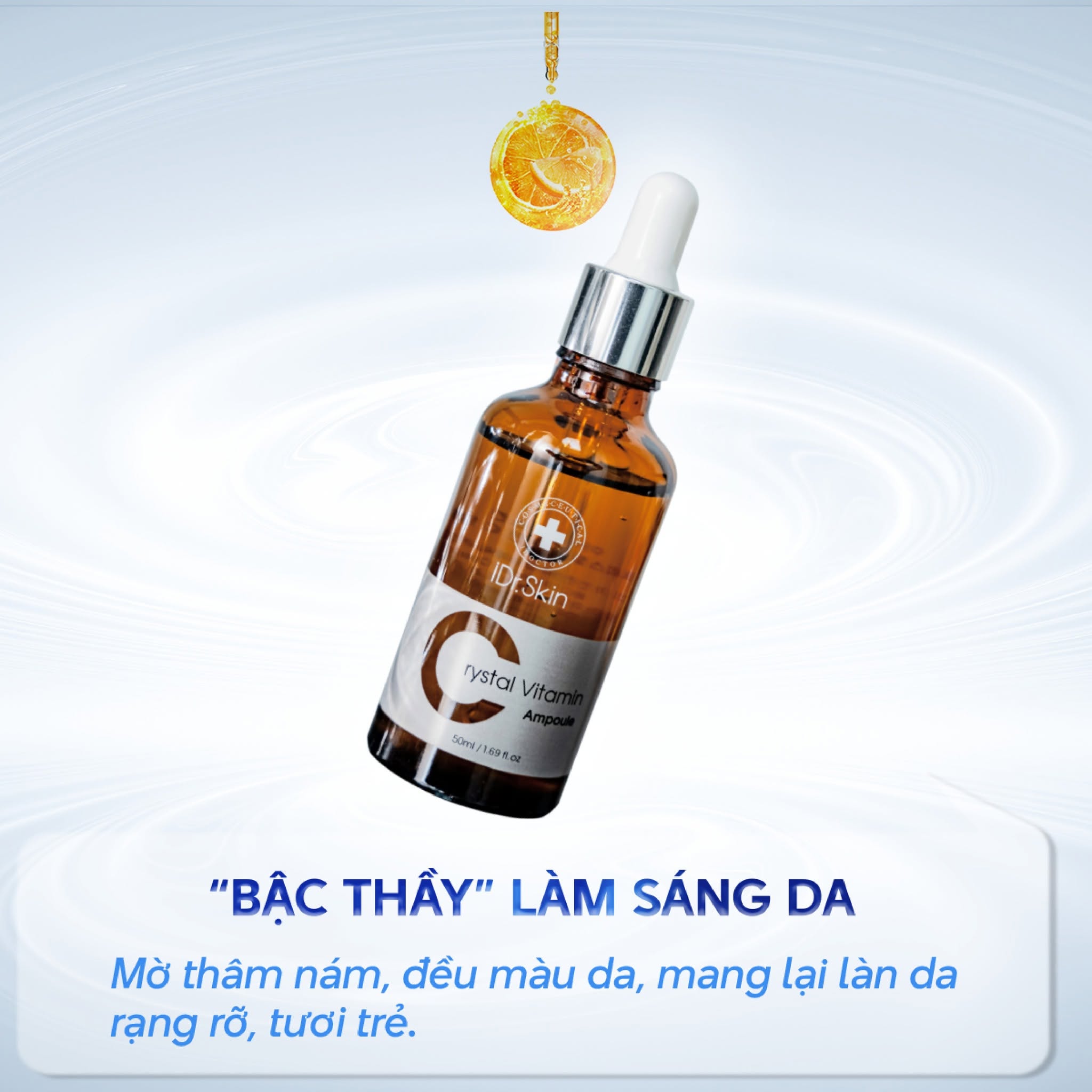 Serum trắng sáng da Idr.Skin Crystal Vitamin C Ampoule 50ml