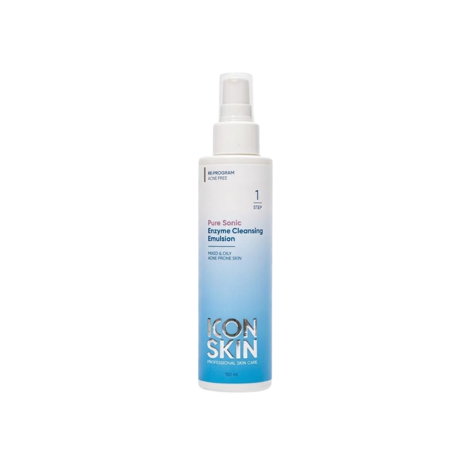 Sữa rửa mặt cho da dầu, da hỗn hợp Icon Skin Pure Sonic Enzyme Cleansing Emulsion